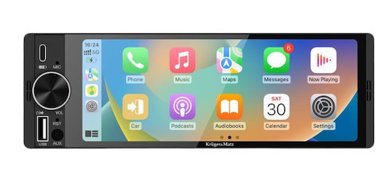 Мултимедия За Автомобил Carplay Android Auto Car Radio Kruger&matz Km2016