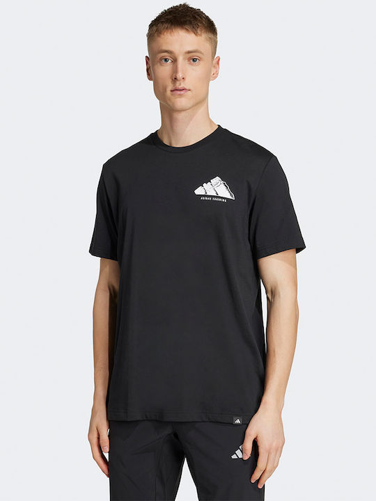 adidas Graphic Tee T-shirt Black JI6742 | Skroutz.mt