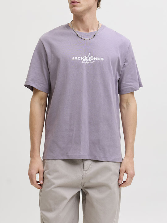 Jack & Jones Crew T-shirt Purple Ash