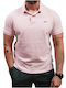 Polo Kurzarm Rosa Bluse