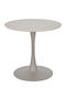 Caspian Dining Room Table Wooden With Metal Frame Gray 80x80x75cm