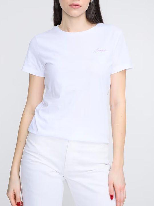 Boss Γυναικείο T-shirt Off White