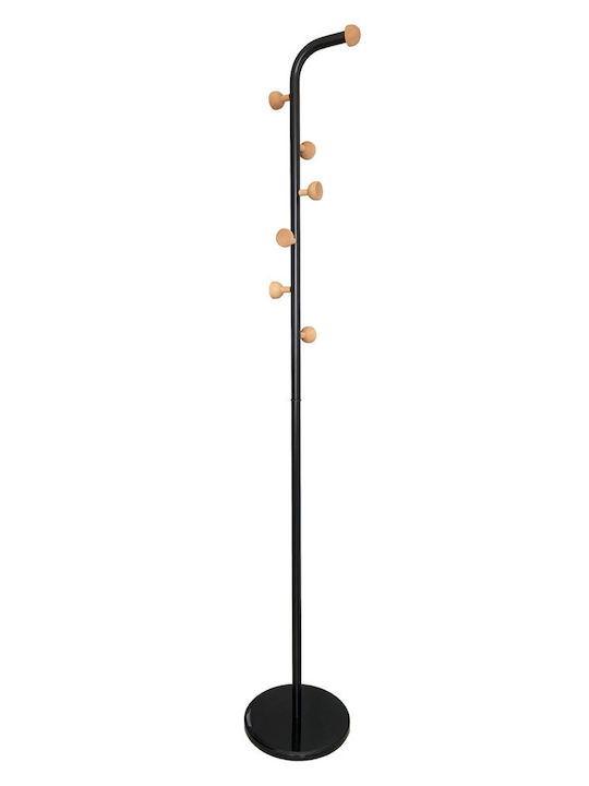 keleman Καλόγερος Μεταλλικός Μαύρος 179cm