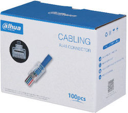 Pfm976-531-pt Utp Cat5e 3u" Pass Through Rj45 Connector Dahua 100 Pcs