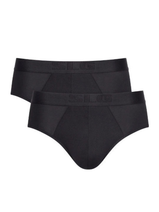 Sloggi Herren Slips Black 2Packung