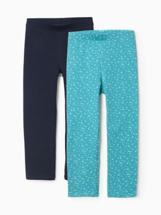 Zippy Kids Leggings Set Long Blue