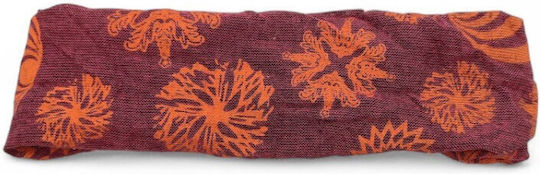 Cotton Hair Band Ba 09 Printed Bordeaux