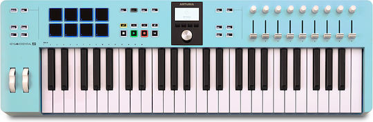 Arturia Midi Controller Keylab Essential με 49 Πλήκτρα Μπλε
