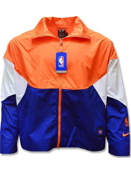Nike Nba New York Knicks Jachetă sport Portocaliu Nike Nba New York Knicks Jachetă sport Portocaliu