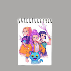 Notebook A6 60 Pages Huntrix