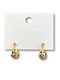Earrings Gold Plated with Stones