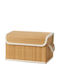 keleman Decorative Basket Fabric with Lid 37x27x22cm
