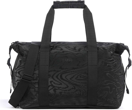 Rains Hilo Weekend Bag Small W3 Σακ Βουαγιάζ Μαύρο Υφασμάτινο