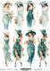 Craftistico Hârtie de Orez Decupaj 30x40cm Lumânare Ladies
