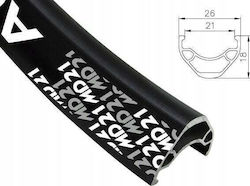 Alexrims Mtb Rim Alexrims Md21 26"x32 Holes Tubeless Ready Disc Brake Black Caps New