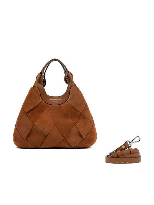 Leather Women's Bag Handbag Brown