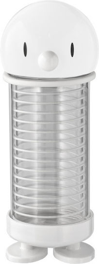 Hoptimist Детска Пластмасова Бутилка За Вода Бяла 400ml
