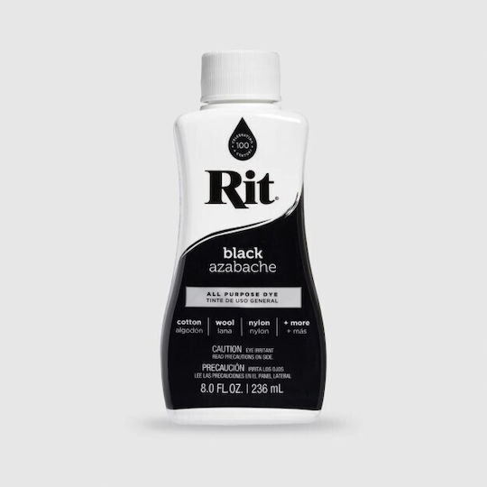 Rit Schwarze Allzweck Flüssige Farbe für Stoffe