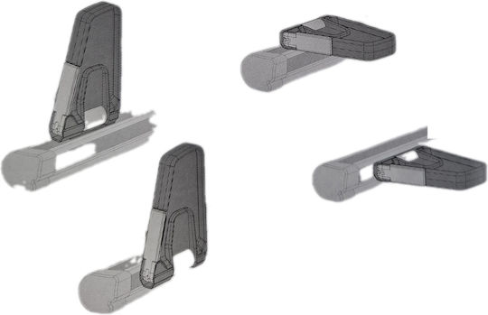 Nordrive Side Stop for Kargo Plus Passenger Cars and Trucks 2 Pieces N11032