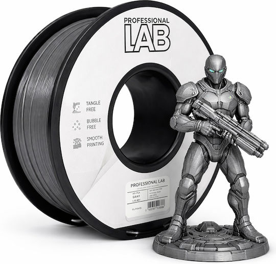Filament Pentru Imprimante 3D HS-PLA 1,75mm Imprimare Rapidă Gri 1kg 1 Buc (Bobină)