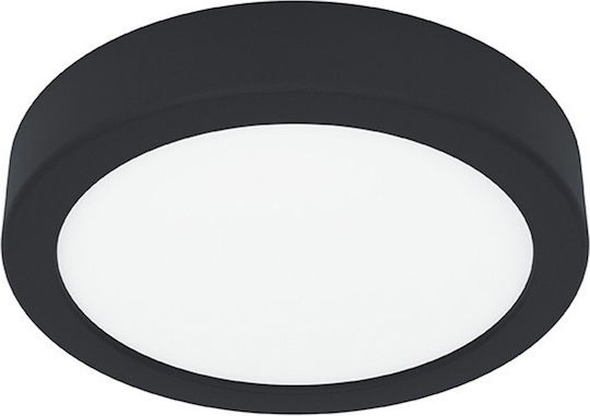 Eurolamp Deckenleuchte Montieren Badezimmer 30cm Schwarze mit Integrierte LED