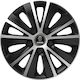 Car Wheel Hubcaps Versaco Rapide Black Chrome B...