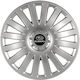 Auto Radkappen Versaco Intelligent Silber 13" Kompatibilität 3D Metallisch Subaru 4 Stücke