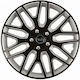 Тасии Трохове Автомобилни Versaco Dakar Nc Черно Сребристо 14" Знак 3d Метален Opel 4 Броя