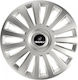 Car Wheel Hubcaps Versaco Luxury Silver 14" 3d ...