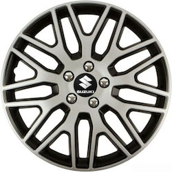 Car Wheel Hubcaps Versaco Dakar Nc Silver Black...