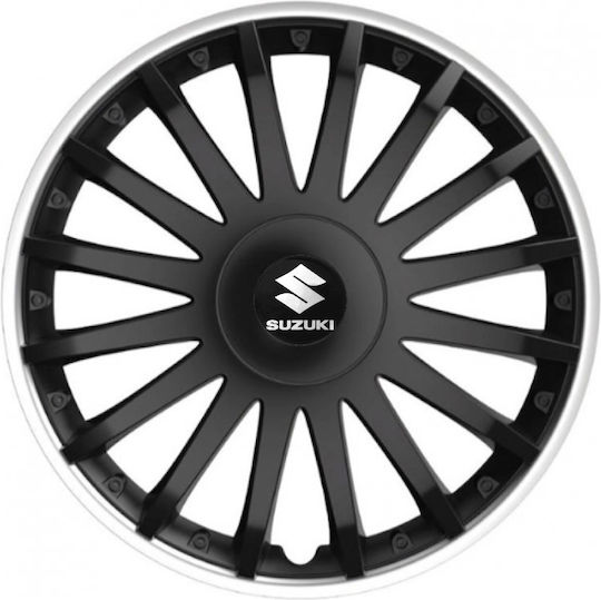 Тасии Трохове Автомобилни Versaco 13" Crystal So Черни Cbx Сигма 3d Метално Suzuki 4 Броя