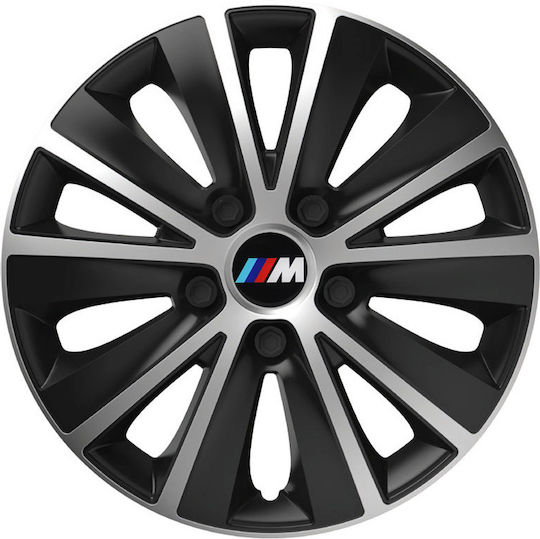 Тасии Трохове Автомобилни Rapide Хромирани Черни 13" Сигма 3d Метална Bmw M 4 Броя