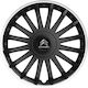 Car Wheel Hubcaps Versaco 14" Crystal So Black ...