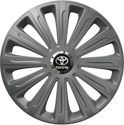 Versaco Trend Rc Car Hubcaps 15 Inches with Brand Logo Toyota 4 Pieces