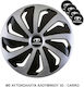 Τάσια Τροχών Αυτοκινήτου Versaco 14" Wind Sb Cbx Σήμα 3d Μεταλλικό Daewoo 4 Τεμάχια