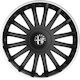 Car Wheel Hubcaps Versaco 15" Crystal So Black ...