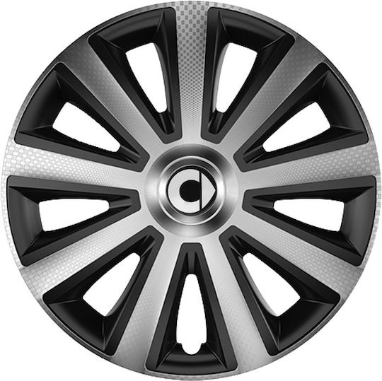 Тасии Трохове Автомобил Versaco Aviator Карбон Хром и Черни 15" Сигнал 3D Метален Smart 4 Броя