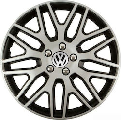 Car Wheel Hubcaps Versaco Dakar Nc Silver Black...