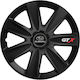 Car Wheel Hubcaps Versaco Gtx Carbon Black 14" ...