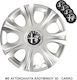 Capace De Roți Auto Versaco Impulse Argintii 13" Compatibilitate 3d Metalic Alfa Romeo 4 Bucăți