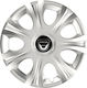 Тасии Трохове Автомобилни Versaco Impulse Сребристи 13" Сигма 3d Метална Dacia 4 Броя