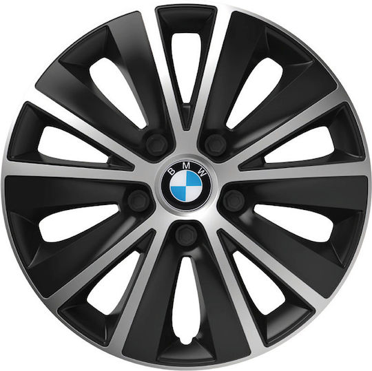 Тасии Трохове Автомобил Rapide Хромирани Черни 13" Знак 3D Метален Bmw 4 Броя