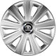 Car Wheel Hubcaps Versaco Aviator Carbon Rc Chrome 15" 3d Metal Logo Toyota 4 Pieces