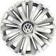 Car Wheel Hubcaps Versaco Royal Rc 16" 3d Metal Logo Vw 4 Pieces