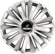 Car Wheel Hubcaps Versaco Royal Rc 13" 3d Metal Logo Isuzu 4 Pieces