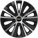 Car Wheel Hubcaps Versaco Rapide Black Chrome B...