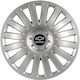 Capace De Roți Auto Versaco Inteligent Argintii 14" Siglă 3d Metalică Chevrolet 4 Bucăți