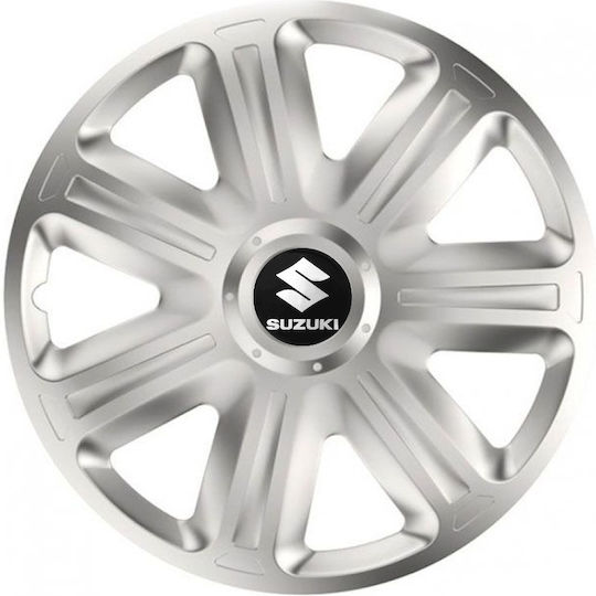 Тасии Трохове Автомобилни Versaco Comfort 13" Сребристи Сигма 3d Метална Suzuki 4 Броя