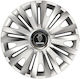Car Wheel Hubcaps Versaco Royal Rc 14" 3d Metal Logo Saab 4 Pieces