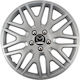 Car Wheel Hubcaps Versaco 14" Dakar Silver Chro...